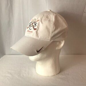 Nike SCS Classic Golf Curved Bill Adjustable Backing Athletic Sport Cut Hat